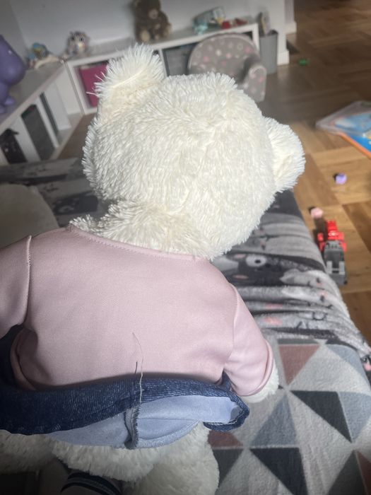 maskotka misiek mis dziewczynka  w ubranku