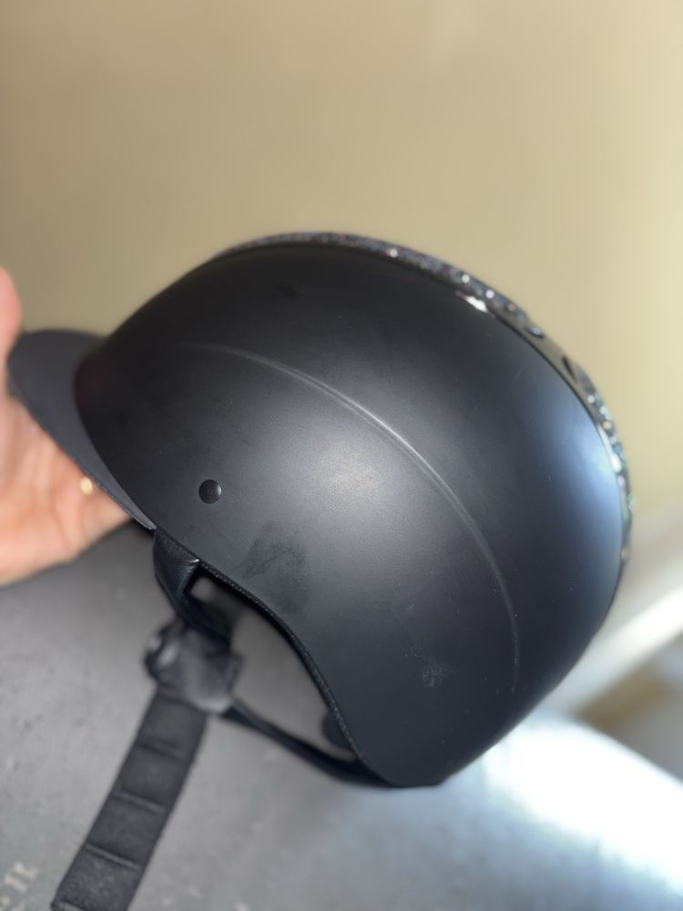 Kask jeździecki HKM