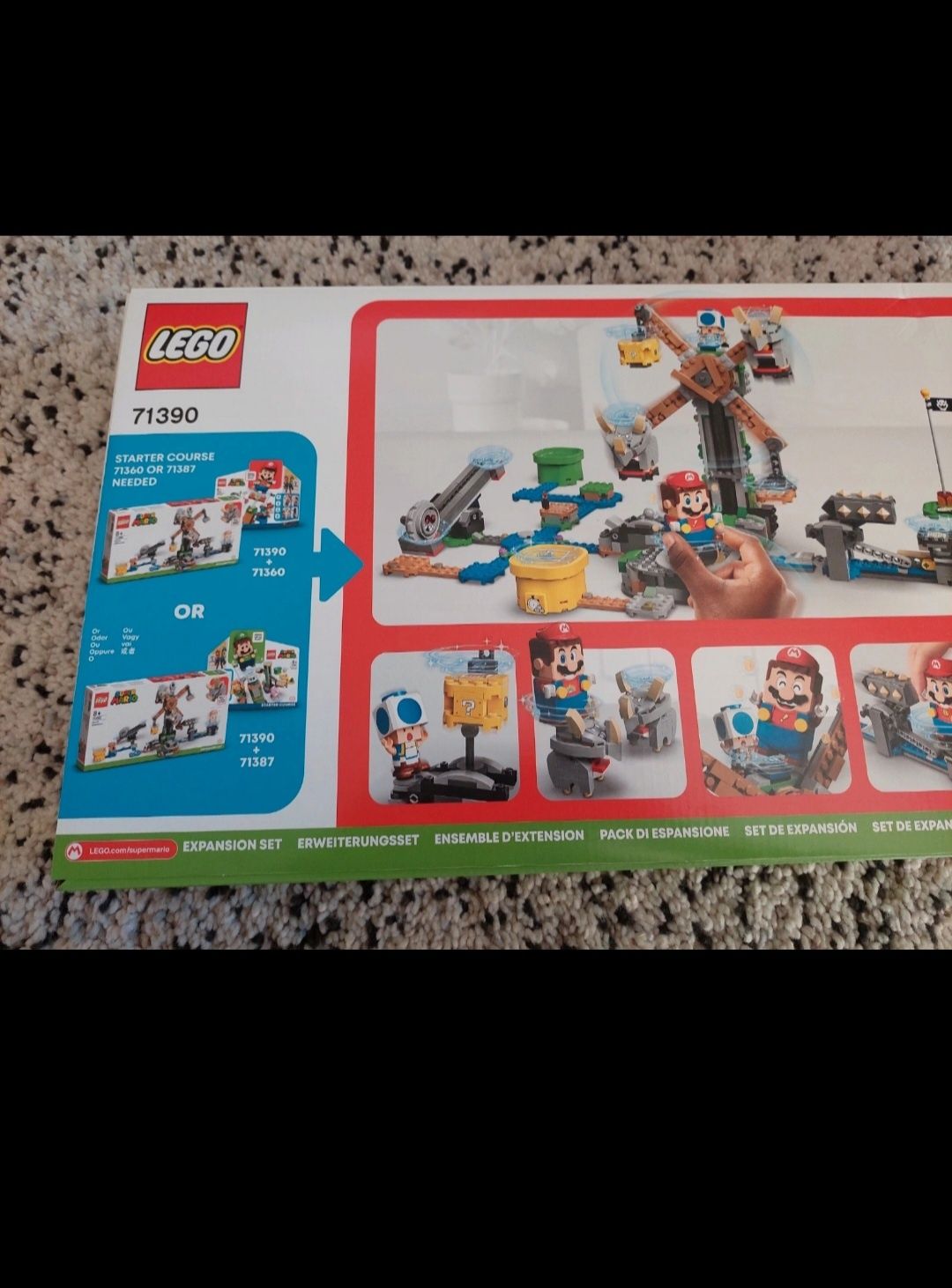 Lego super mario 71390 novo