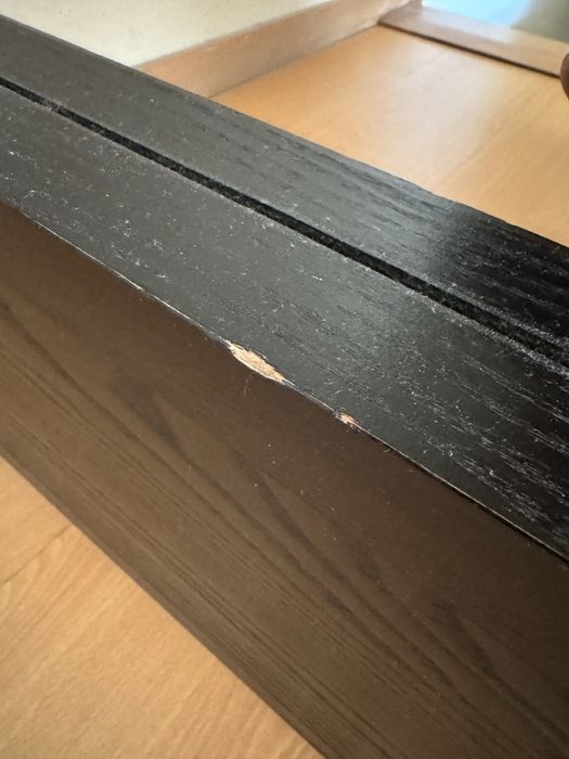 Espelho XL Ikea, preto/castanho. Vertical/horizontal