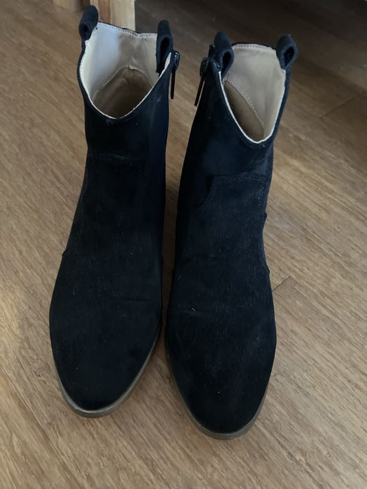 Botki damskie czarne 39