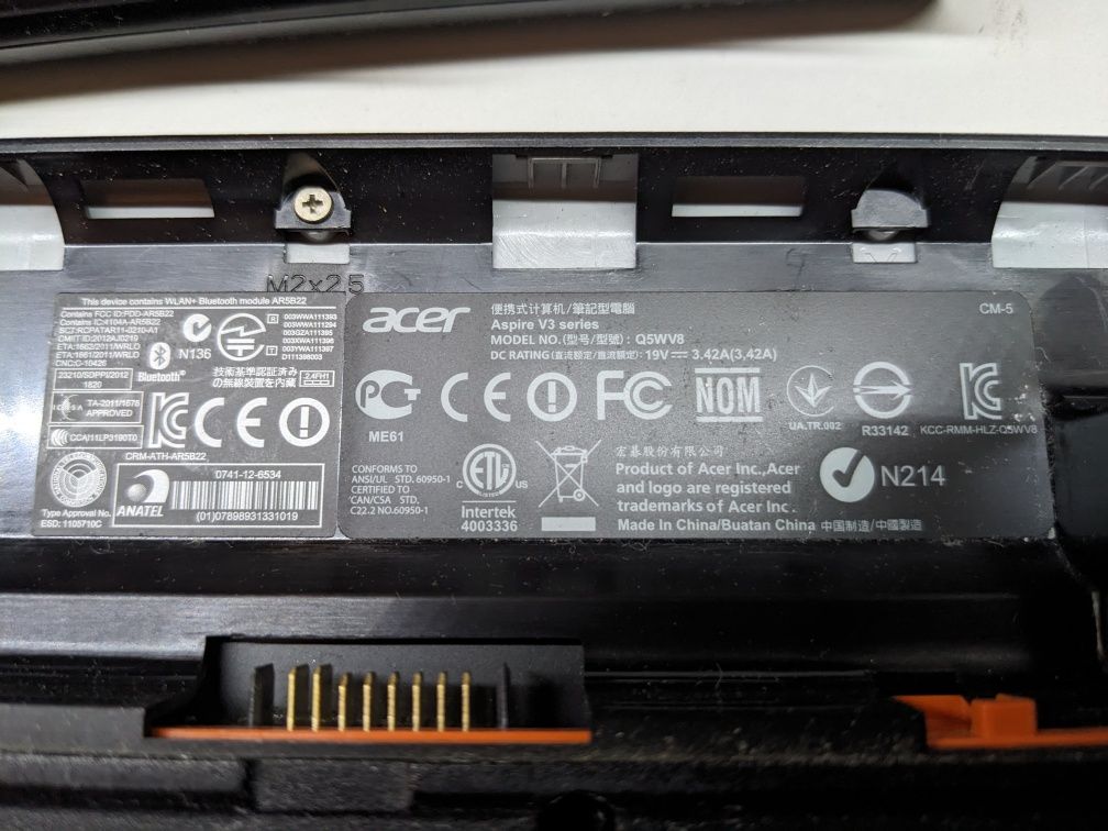 Acer Aspire V3 V3-551 uszkodzony
