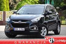 Hyundai ix35 2,0 D 184KM 4x4 Automat Rude Skóry Navi Kamera Alufelgi PDC Serwis z D