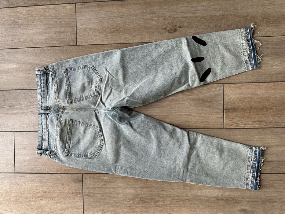 Jeansy carrot Keith Harring Zara roz. 38 M