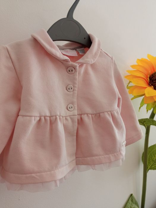 Casaco inverno rosa bebé 6 meses Chicco