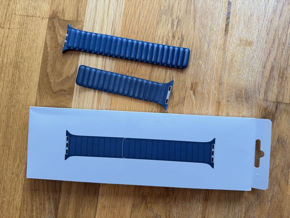 Ремінець apple watch Magnetic Finewoven pacific blue M/L