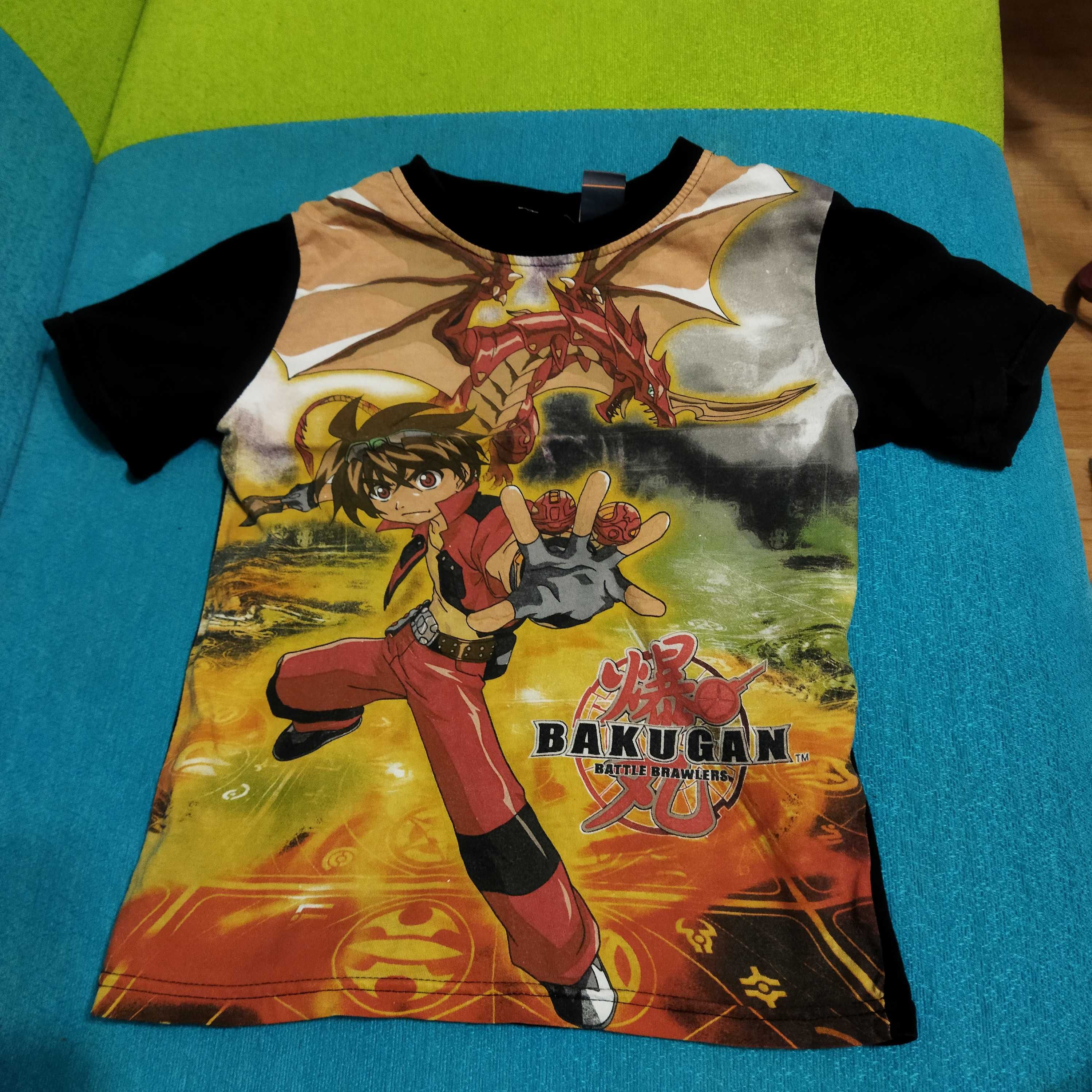 T-shirt 122 koszulka dla chłopca Bakugan Reserved na 6-7 lat