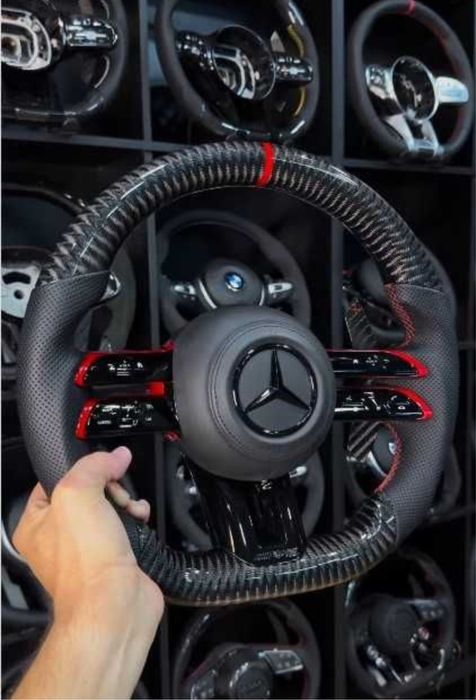 Volante Mercedes AMG Personalizado | A C E S CLA GLA GLC GLE GLS GLE W