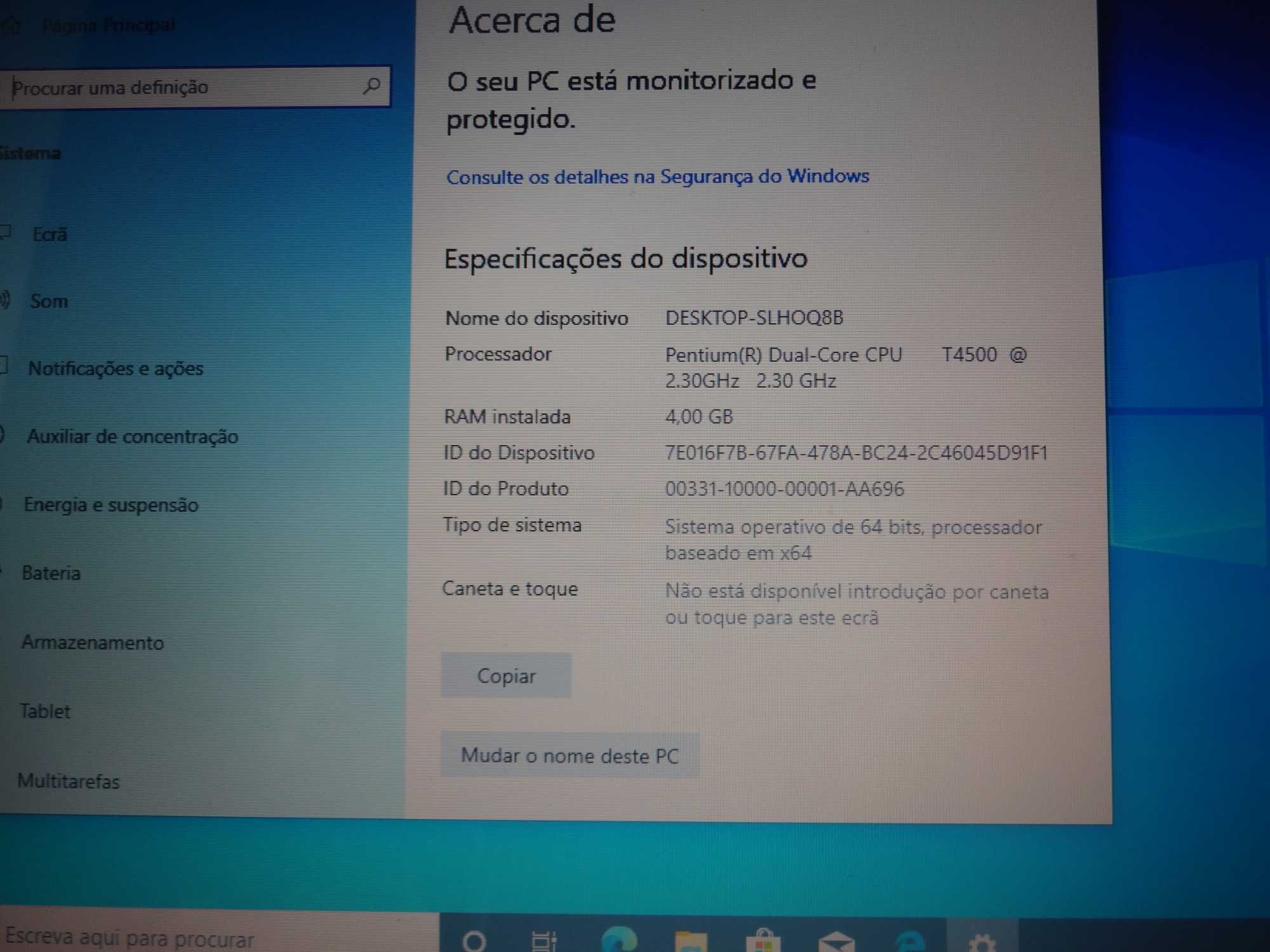 Portátil Acer 5732