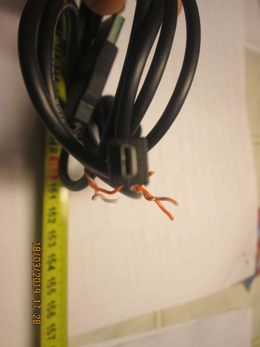 Кабель USB-mini USB (Тип B) 157 см. с фильтром.