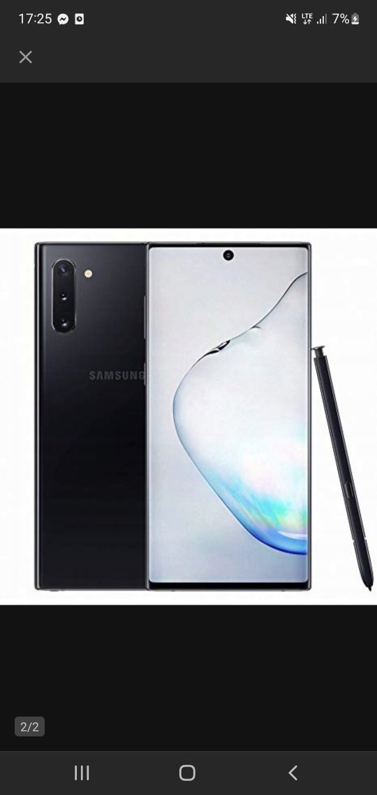 Samsung Galaxy Note 10 8ram 256gb