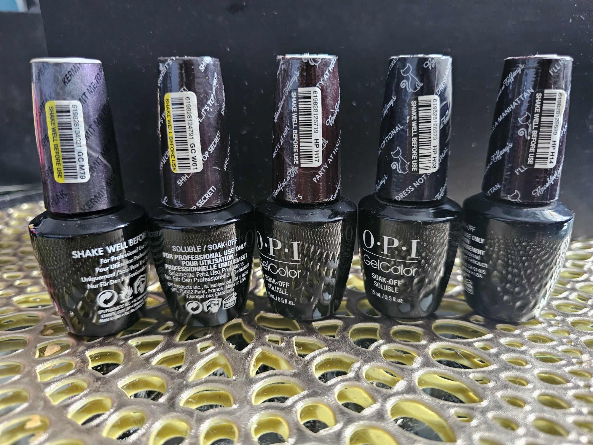 Opi lakiery hybrydowe 5 szt zestaw kolorów hybrydy