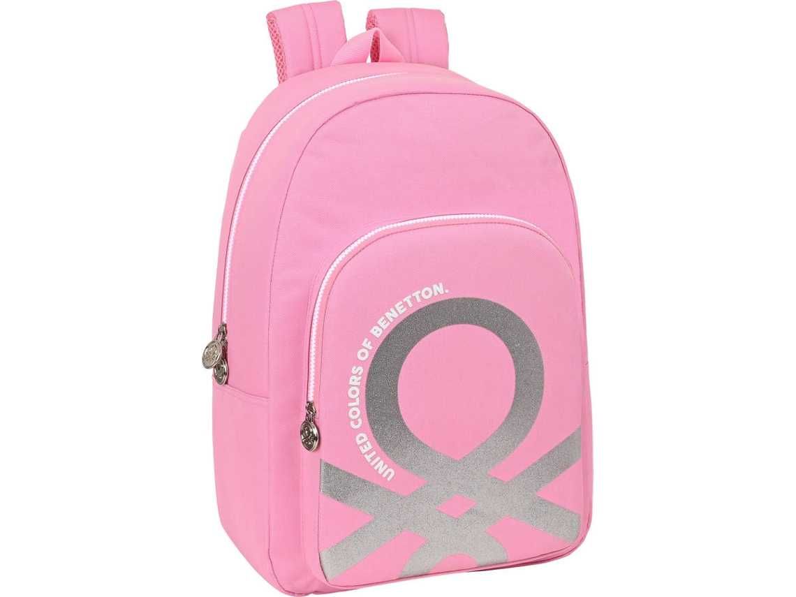 Mochila BENETTON Flamingo (30 x 46 x 4 cm - Rosa)