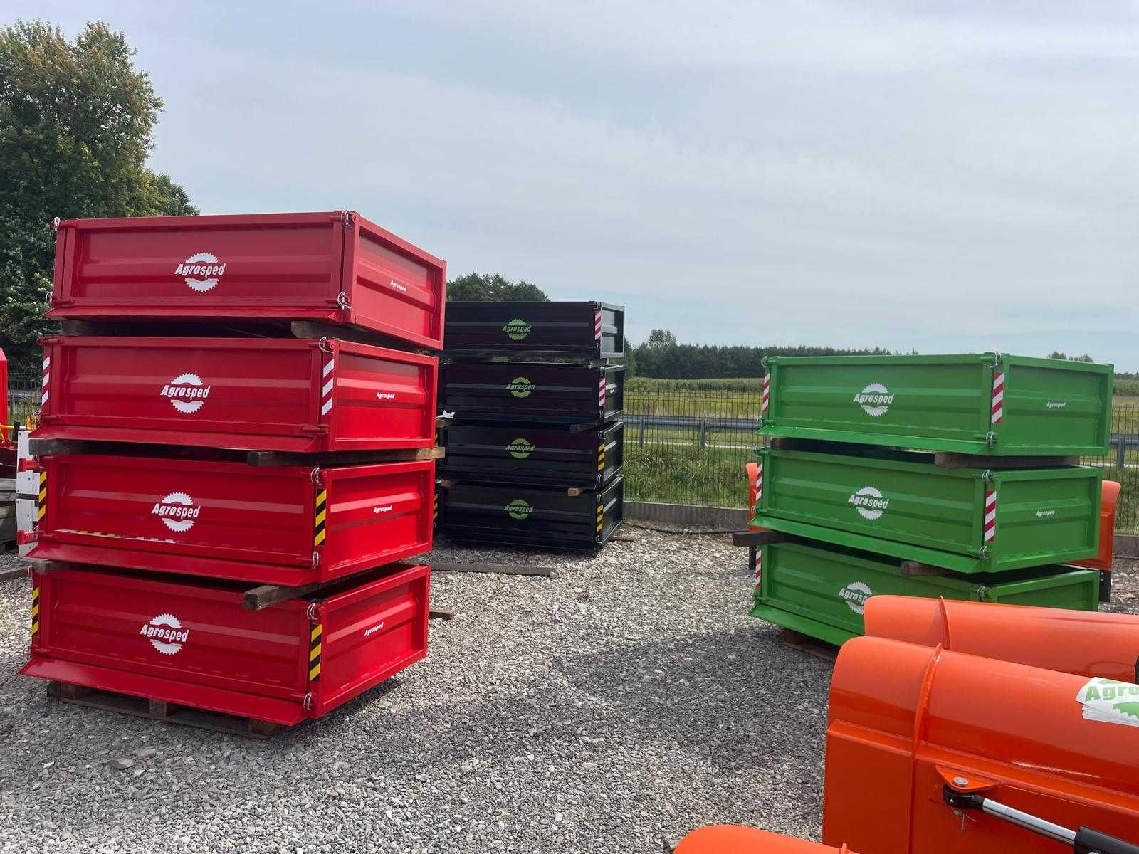 Skrzynia transportowa ładunkowa paczka do ciągnika 1.65m 1.85m 2.10 m