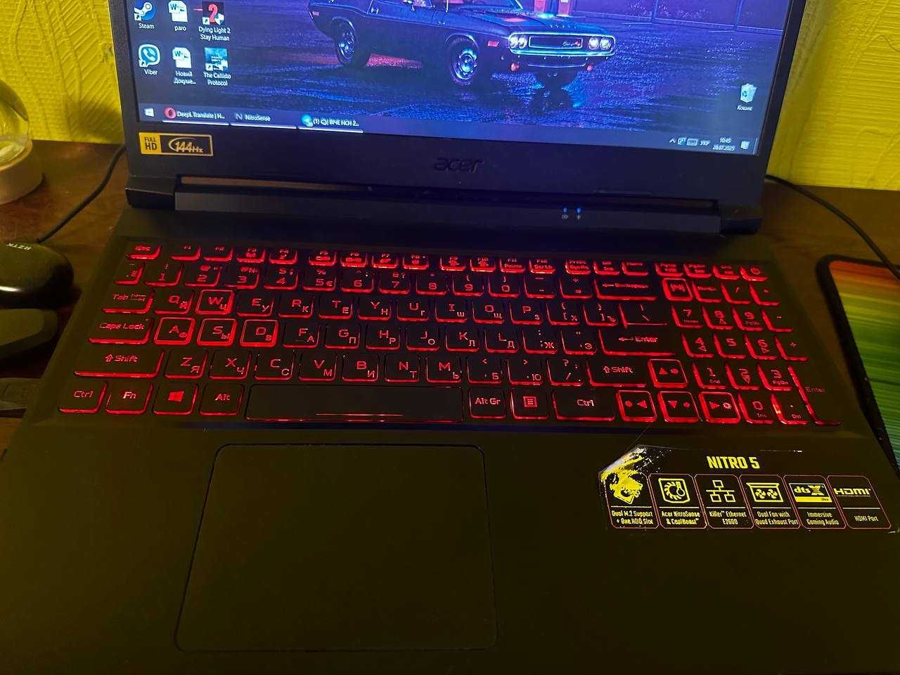 Продам ігровий ноутбук Acer Nitro 5