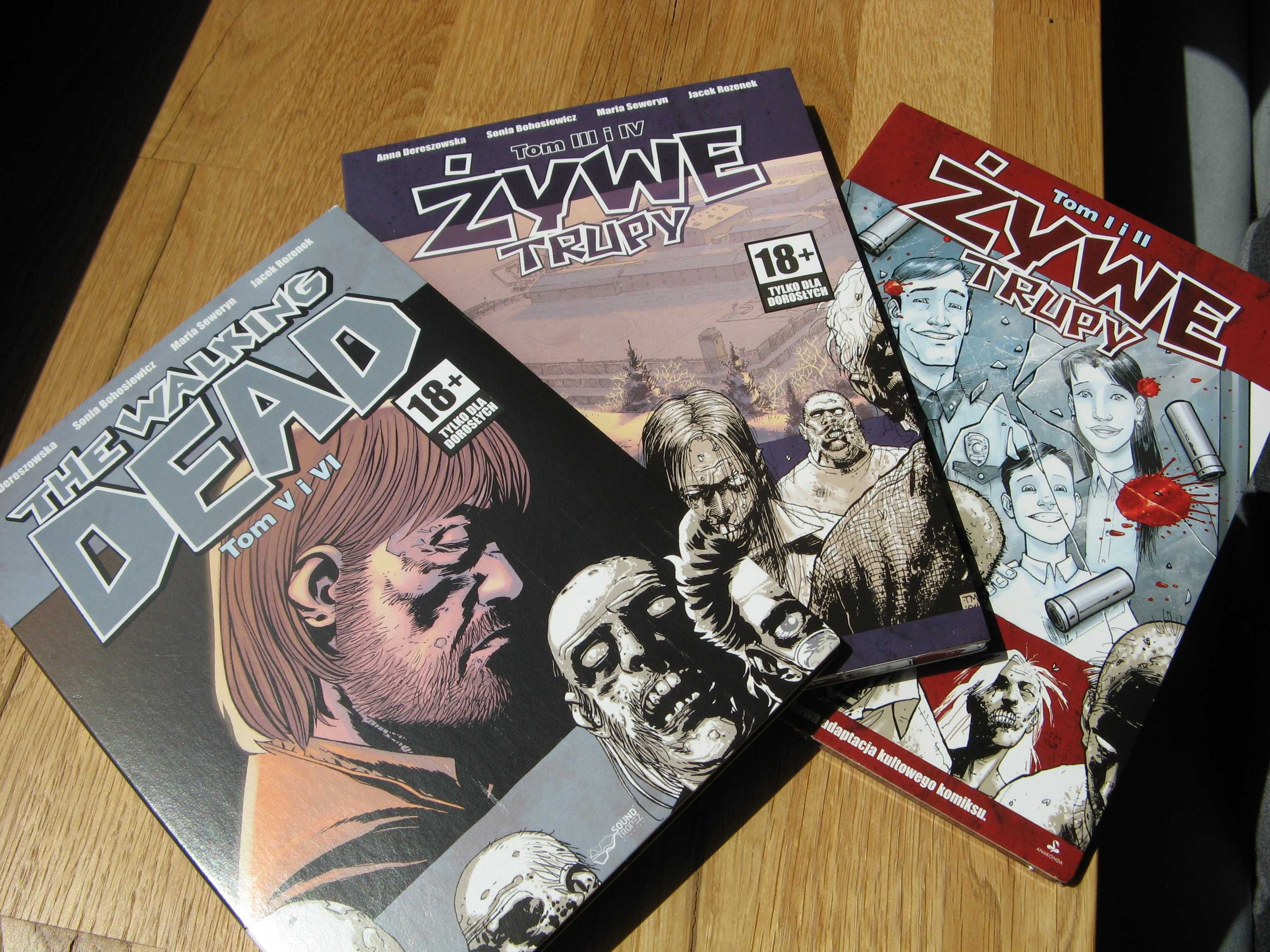The Walking Dead Żywe trupy cz. 1,2,3,4,5,6 KOMPLET!!!