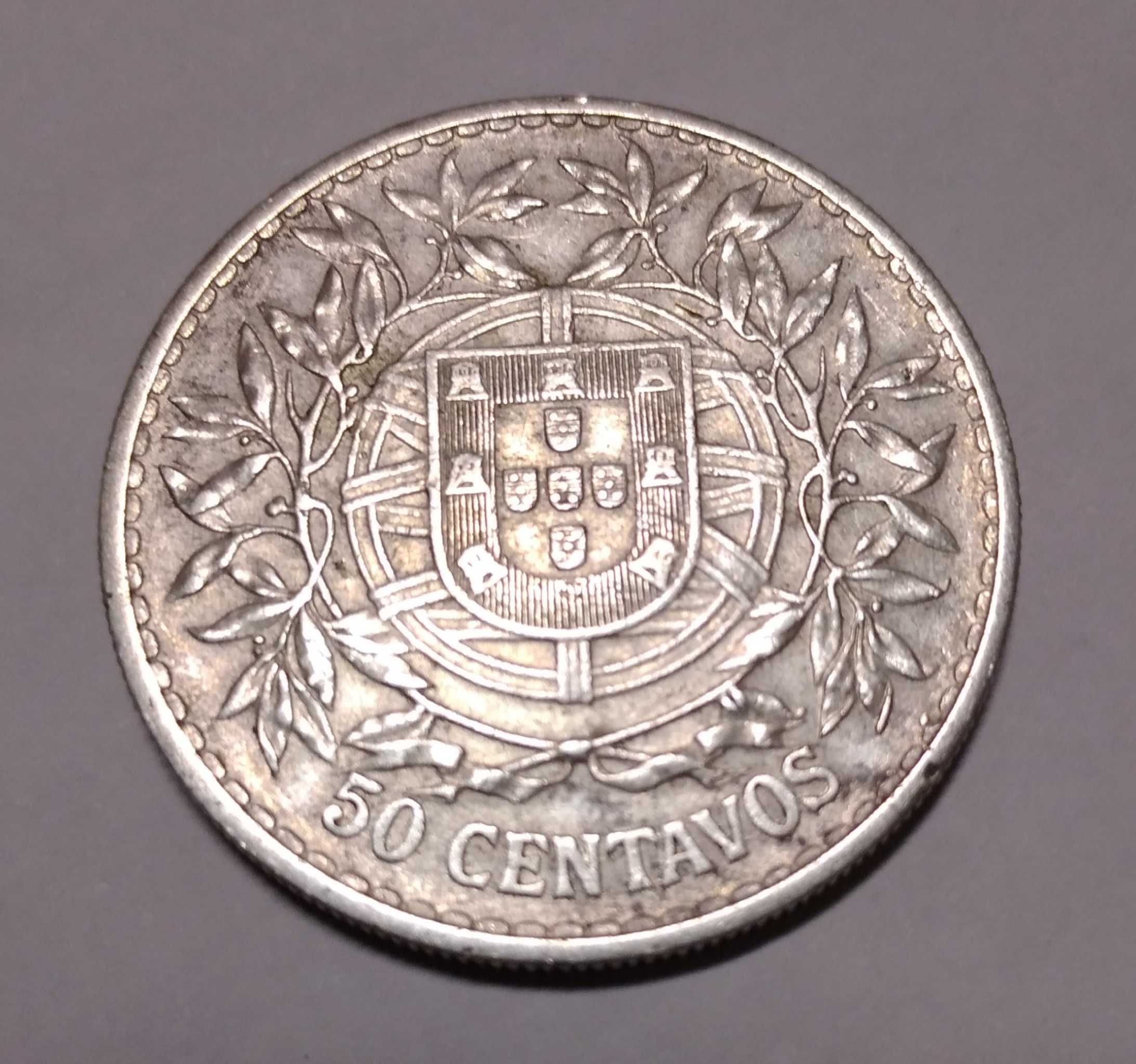 Moeda 50 centavos 1912