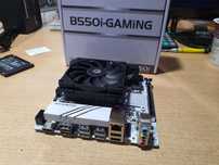 Матер плата sAM4 Mini ITX JGINYUE B550 Gaming с Ryzen 5 5600 ID Coolin