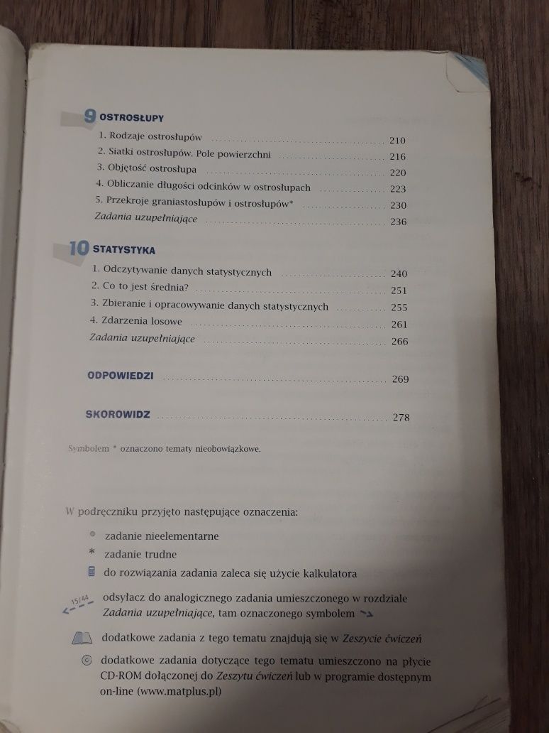 Podręcznik Matematyka z plusem 2 gimnazjum GWO