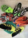Korki Nike , halowki adidas , rękawice , getry zestaw