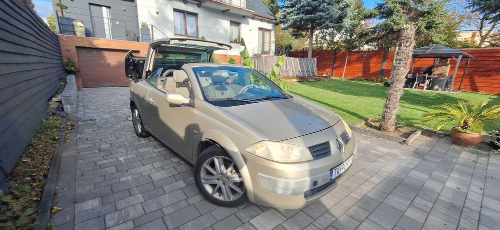 Renault Megane 2 CC 1.6 Bezwypadkowy, 1 właściciel 190 000 km oryginał