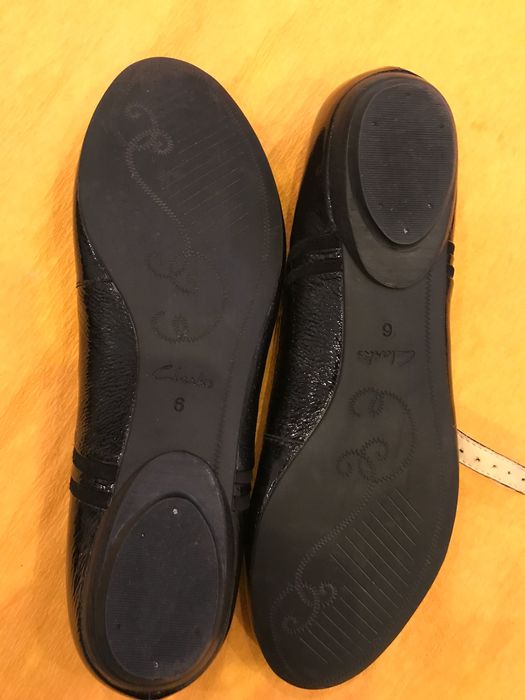 Балетки женские Clark’s натуральная кожа, лак