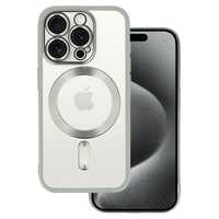 Metallic Magsafe Case Do Iphone 11 Pro Srebrny