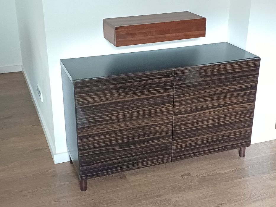 Móvel besta do ikea 2 modulos