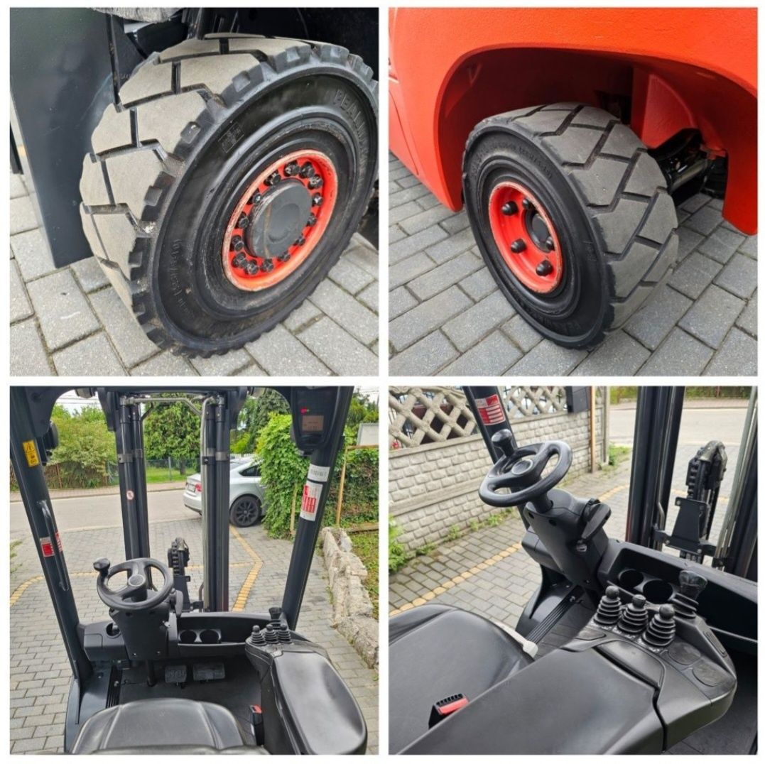 Wózek widłowy LINDE H25T-02 EVO 2017r TRIPLEX 4710mm LPG Gwarancja