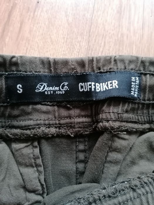 Spodnie męskie S ze streczem brązowe  10 zł