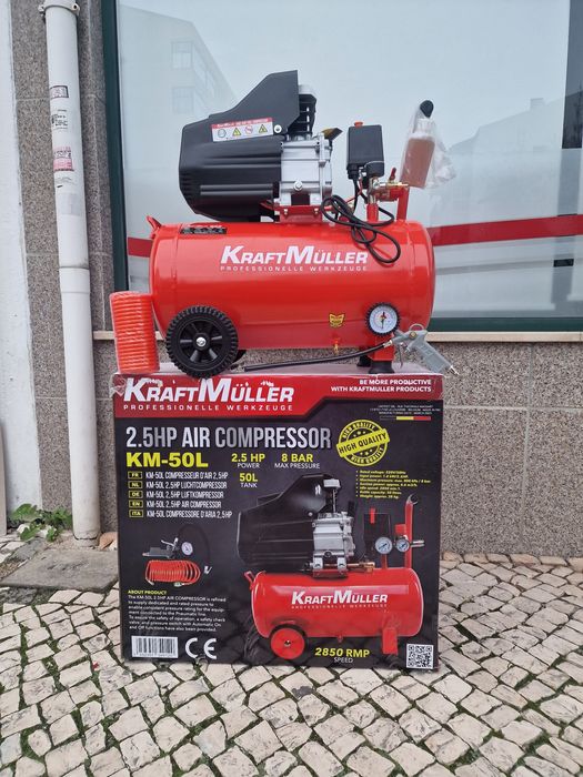 compressor de 50 litros novo