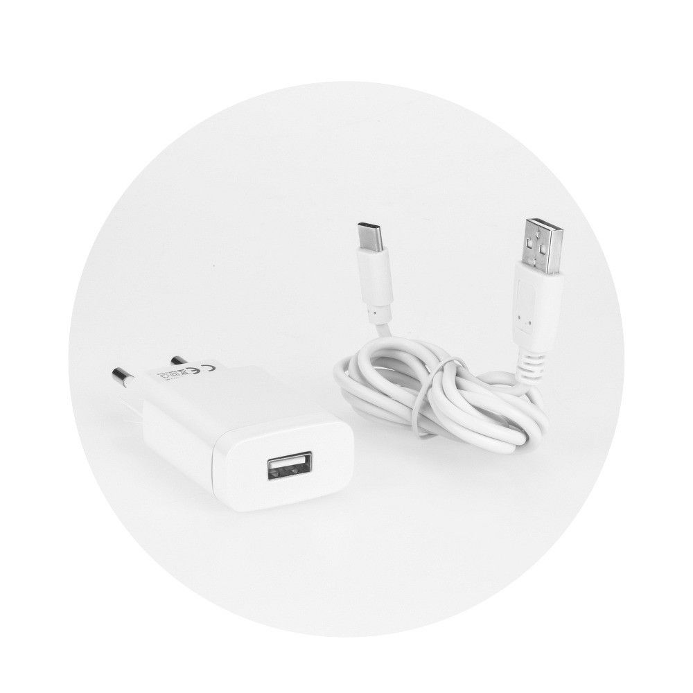 Ładowarka Sieciowa Forcell 2,4A Quick Charge 3.0 + kabel Typ C