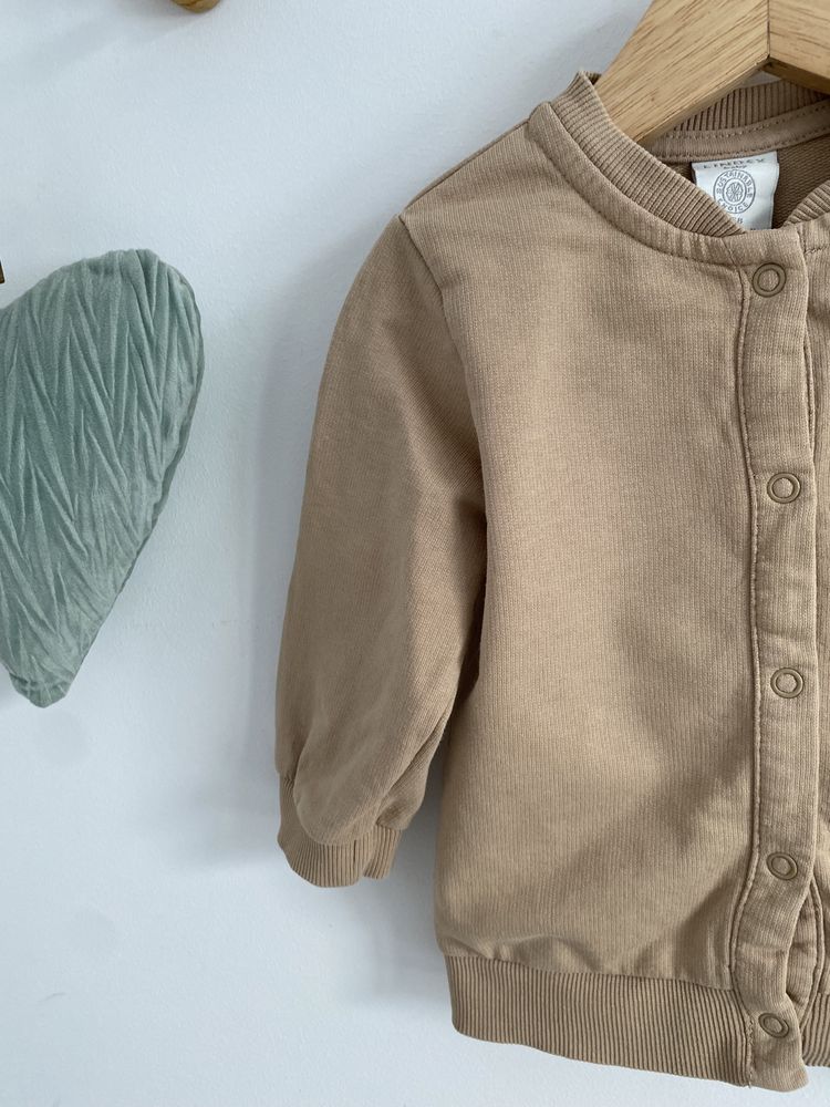 Bluza lindex 68 beżowa króliki napy