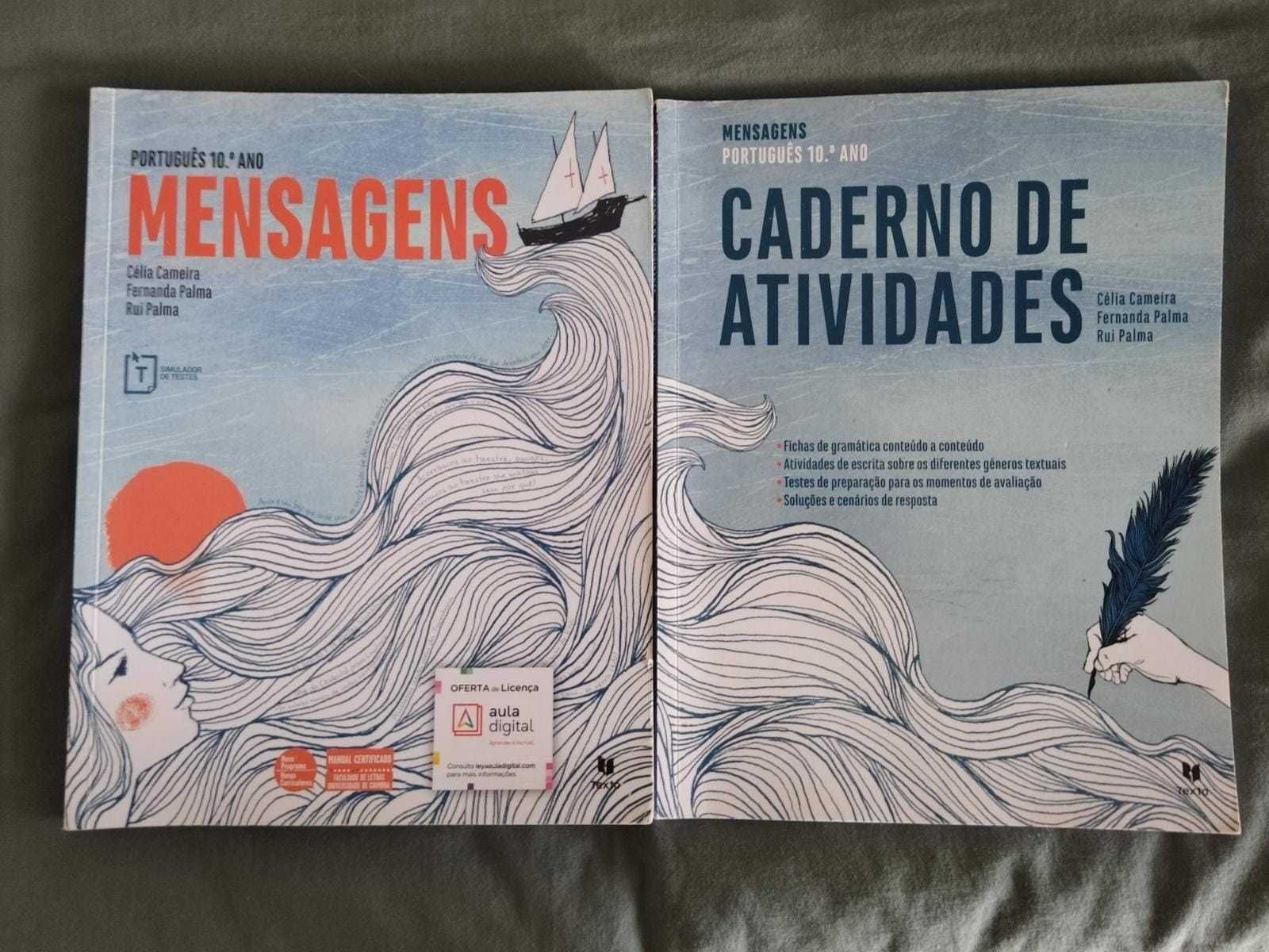 Mensagens Português 10º ano - Manual + Caderno de Atividades
