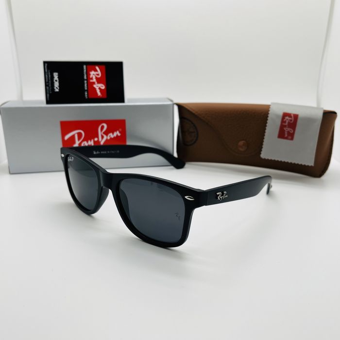 Поляризаційні окуляри Ray Ban Wayfarer 2140P Matt Black
