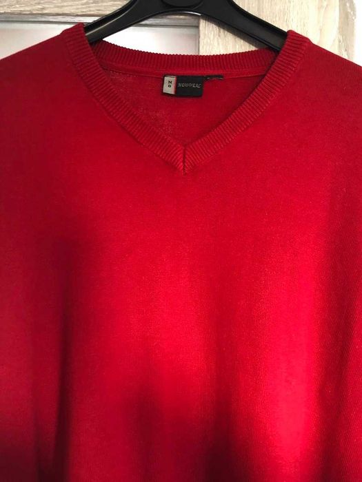 Piękny, bawełniany "serek" w kolorze burgunda unisex