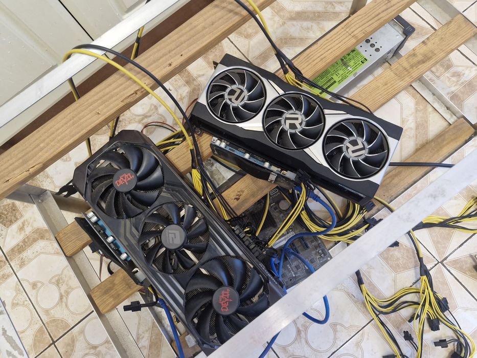 Майнинг-риг Radeon RX6900xt