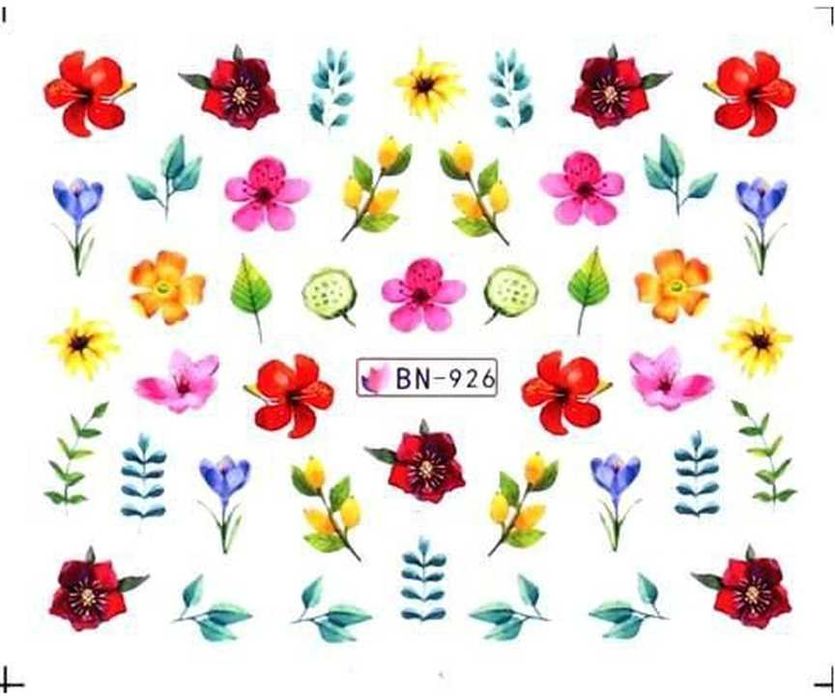 Wodne naklejki na paznokcie