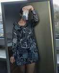 Sukienka wzory beach dress etno wzory