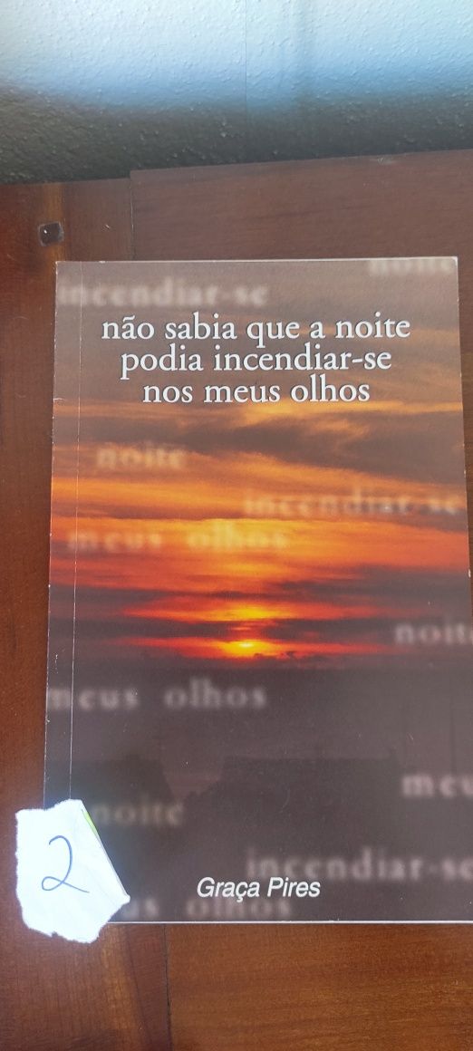 Não sabia que a noite podia incendiar-se nos meus olhos