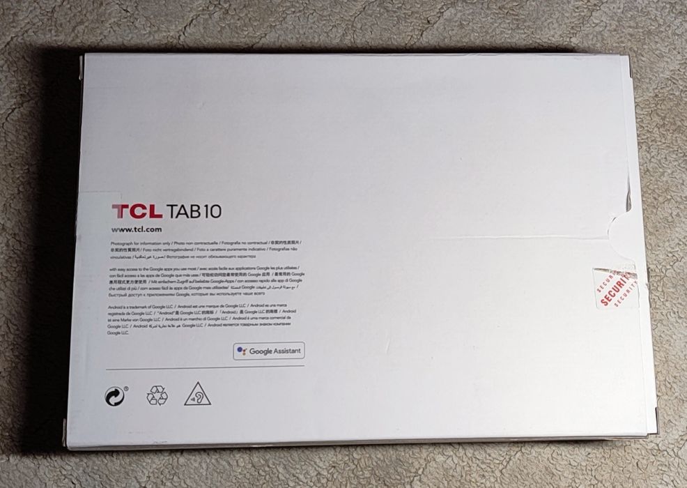 Планшет 10.1" TCL 9460G 4/64Gb 8 ядер Android 12 5500 mAh Чорний
