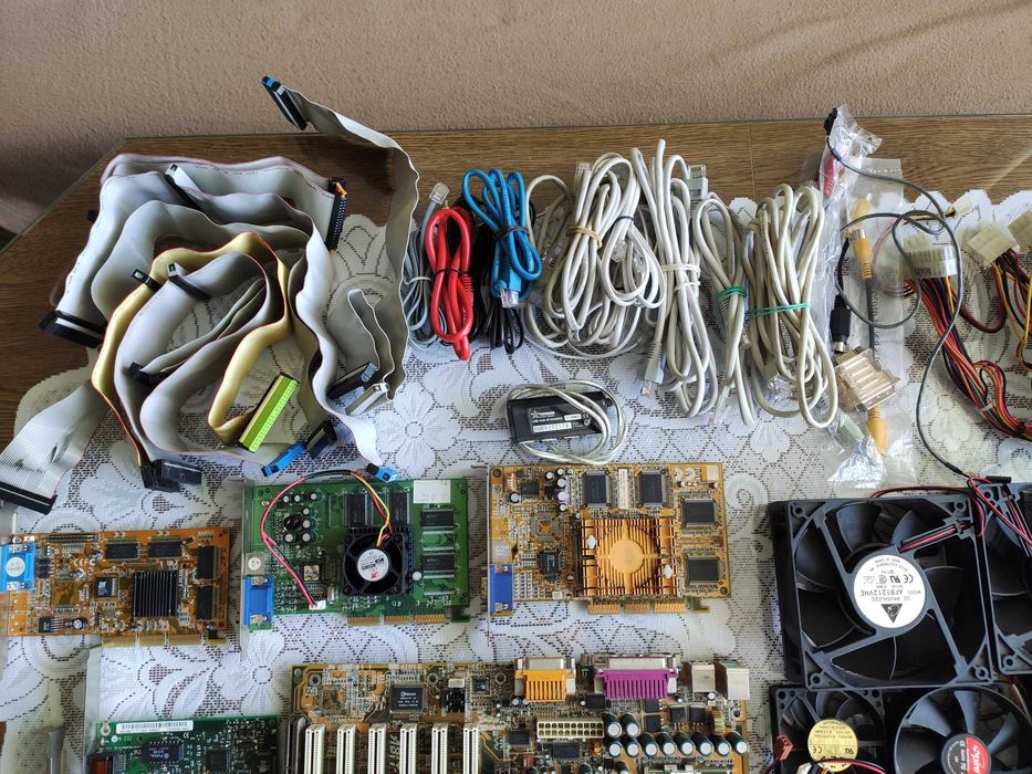 Stare części komputerowe Duży Zestaw !!!