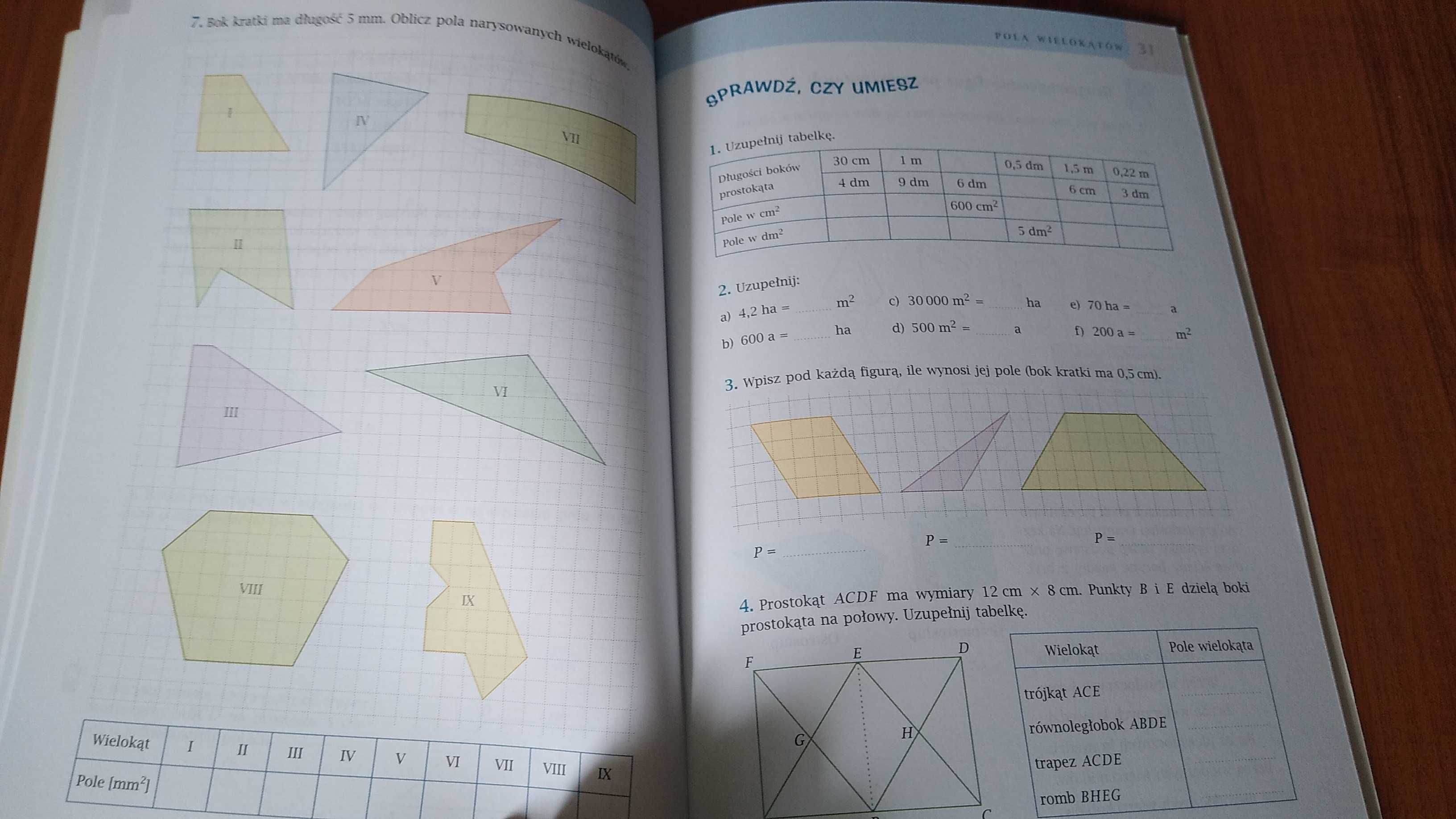 Matematyka z plusem 6 Zeszyt ćwiczeń Geometria Dobrowolska Jucewicz g