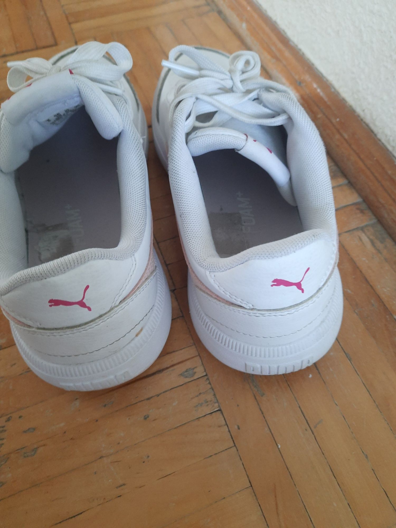 Puma buty biale różowe tori junior 38