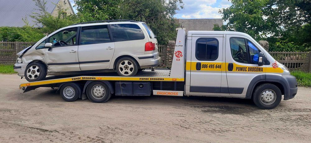 Autolaweta Pomoc Drogowa Mechanik TransportAut LAWETA Holowanie