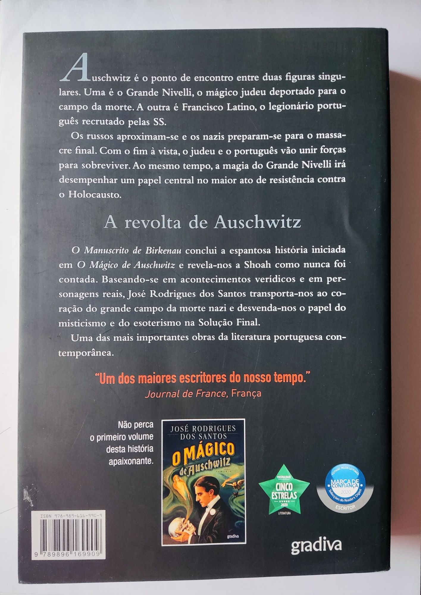 O manuscrito de Birkenau - José Rodrigues dos Santos