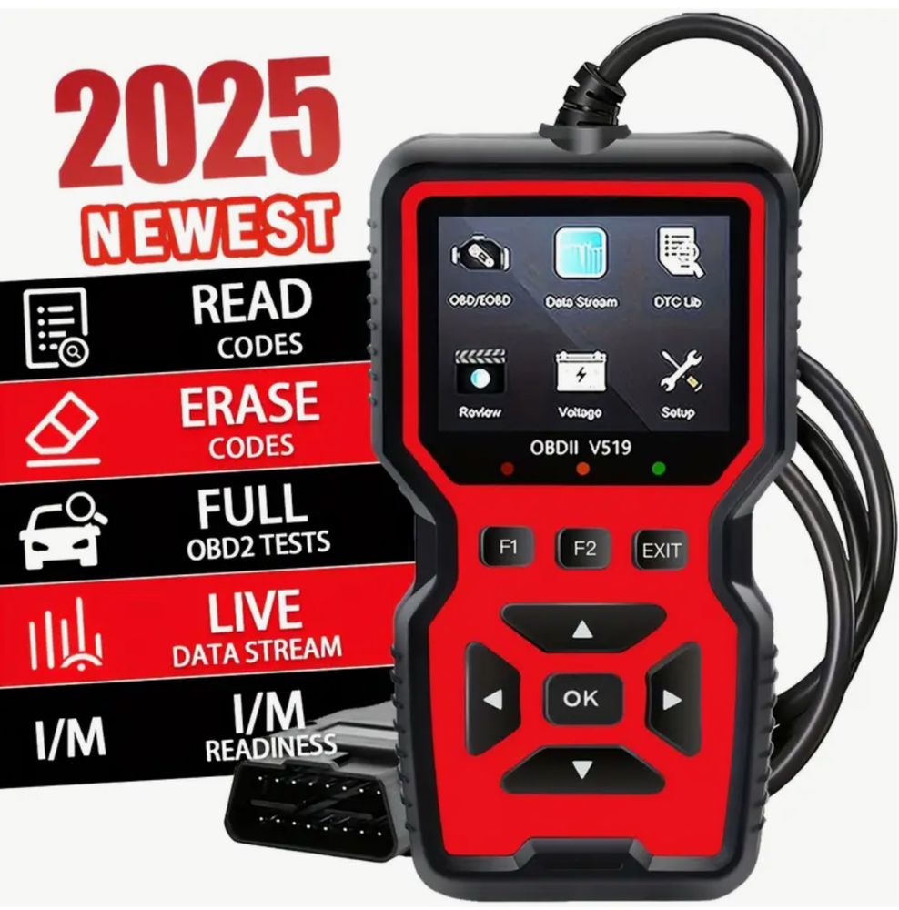 Máquina de Diagnostico OBD II V539 - Nova - Nunca Usada