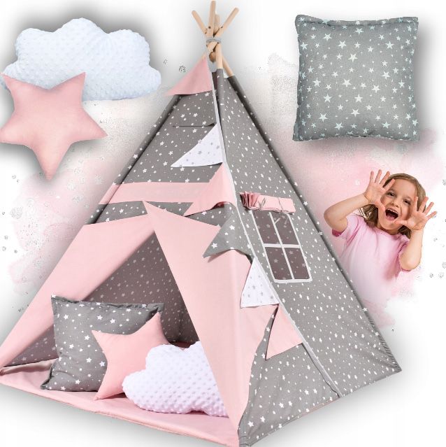 Namiot tipi dla dziewczynki