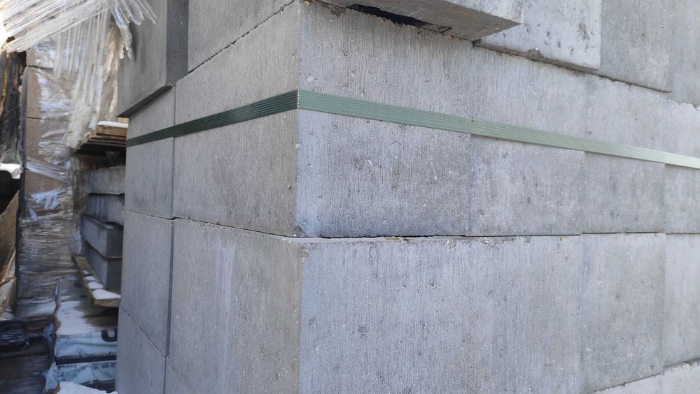 Pustak do budowy grilla pustak konstrukcyjny bloczek betonowy elewacja