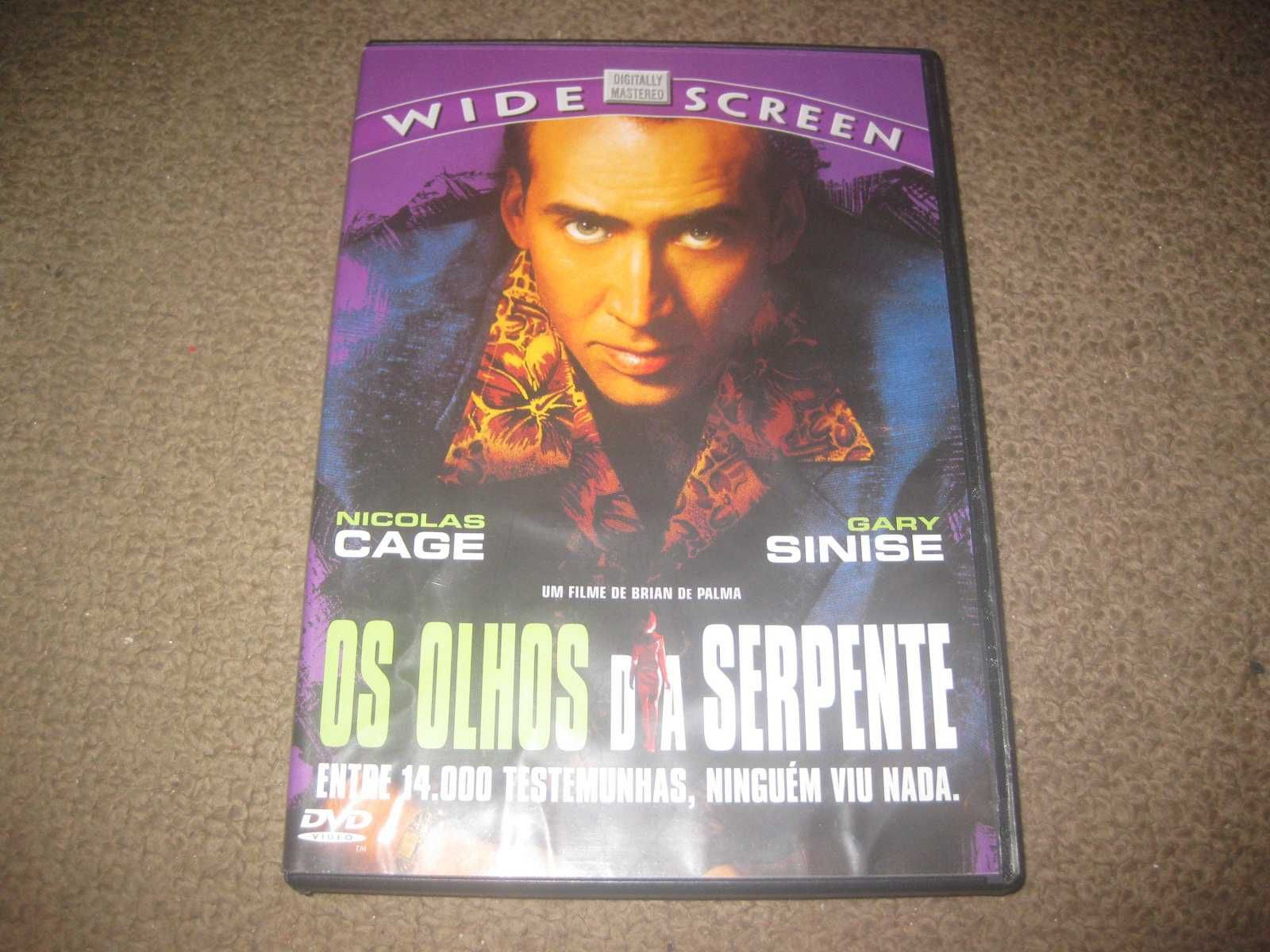 DVD "Os Olhos da Serpente" com Nicolas Cage